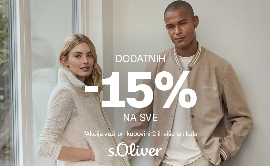 s.Oliver – Dodatnih -15% na outlet cene