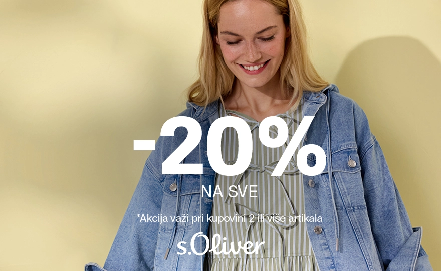s.Oliver – 20% na sve pri kupovini 2 ili više artikala