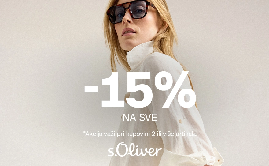s.Oliver – 15% na sve uz kupovinu 2 ili više artikala