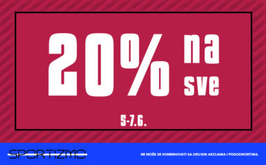 Sportizmo – 20% na celokupan asortiman