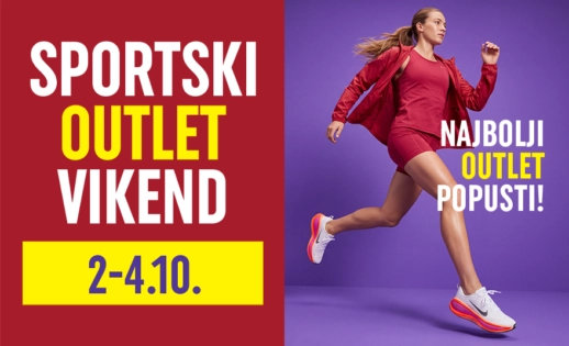 🏃♀️ SPORTSKI OUTLET VIKEND | 2–4. OKTOBAR