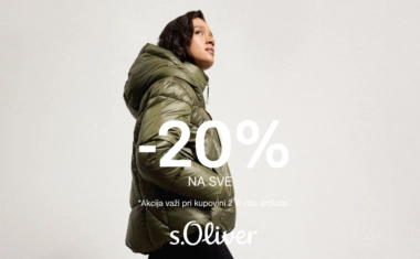S.Oliver -20% na sve pri kupovini 2 ili više artikala