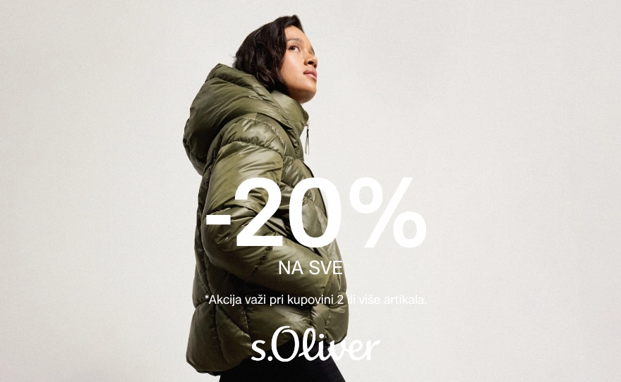 S.Oliver -20% na sve pri kupovini 2 ili više artikala