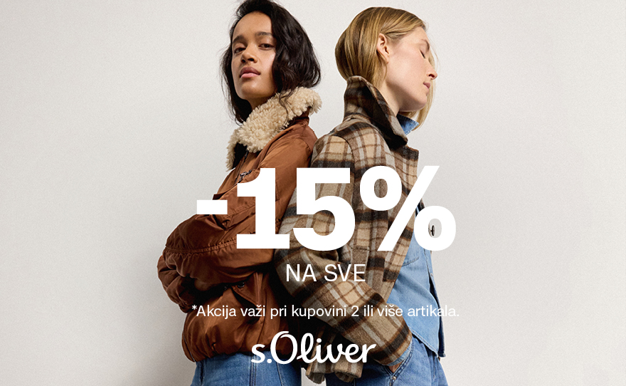 S.Oliver -15% na sve uz kupovinu 2 ili više artikala