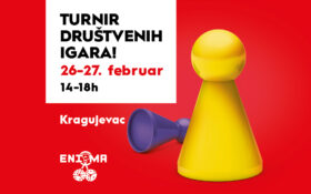 🎲 TURNIR DRUŠTVENIH IGARA, 26-27.2, 14-18h 🎲