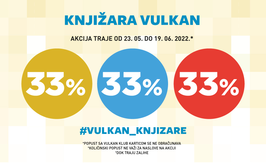 33% popusta na odabranu popularnu psihologiju, klasike i trilere u Vulkan knjižari!