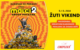ŽUTI VIKEND UZ FILM “MALCI 2 – GRUOV POČETAK” U CINEPLEXX KRAGUJEVAC BIOSKOPU