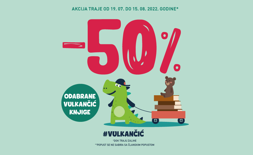 Odabrane Vulkančić knjige za decu su na popustu od 50%!