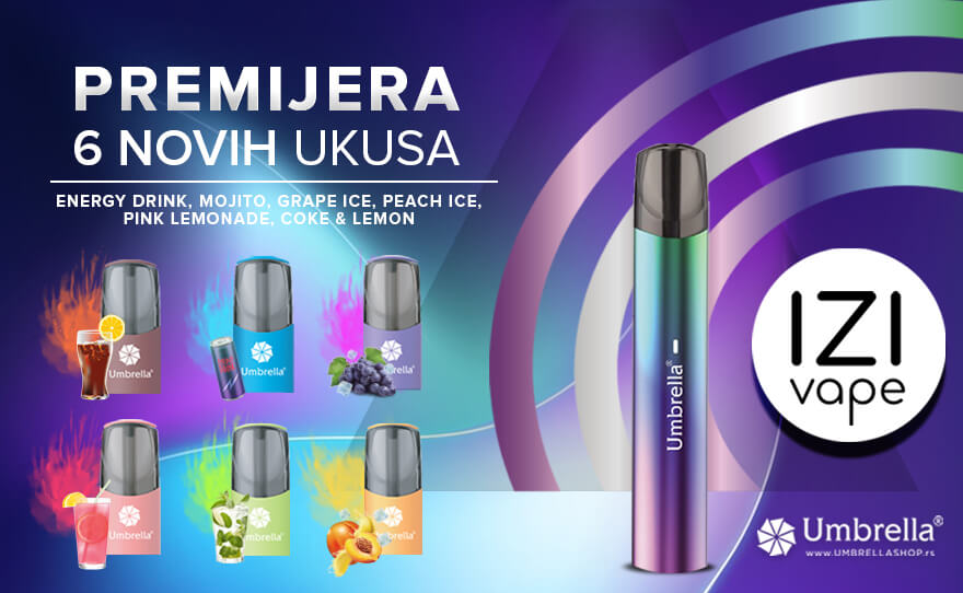 Potpuno NOVI IZI VAPE ukusi!