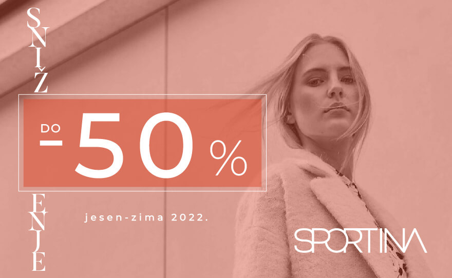 Sniženje do 50% u radnji Sportina