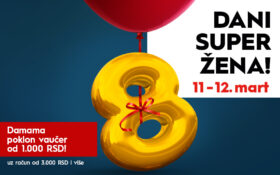 DANI SUPER ŽENA! 11-12. mart 💃