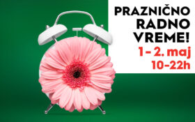 Radno vreme tokom praznika 1-2. maj