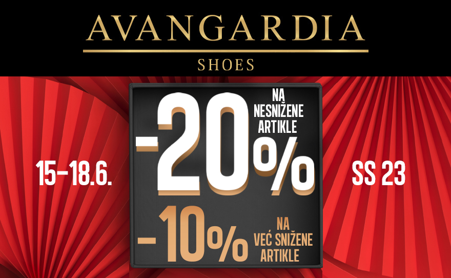 Iskoristite popuste u u Avangardia shoes shop-u!