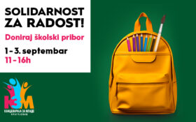 📝 SOLIDARNOST ZA RADOST! 1-3. septembar, 11-16h 📝