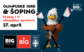 OLIMPIJSKE IGRE & ŠOPING 🚣♀️ PROBAJ I TI OLIMPIJSKE SPORTOVE, 27. april 🏅