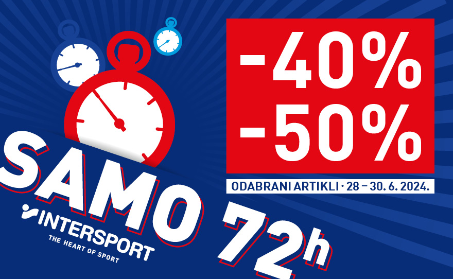 SAMO 72h, NEVIĐENIH -40% -50% 🥳😎