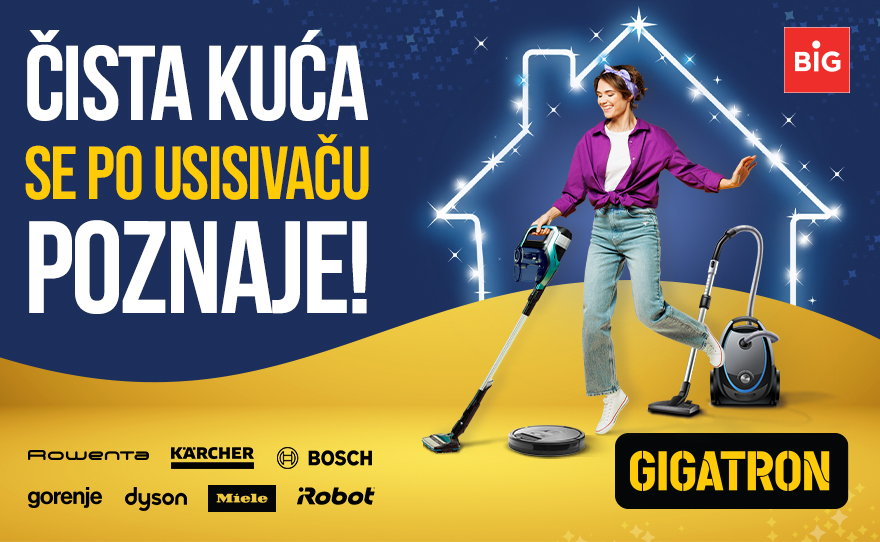 Specijalna ponuda usisivača u Gigatronu!✨