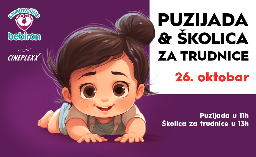 👶 BEBIRON PUZIJADA & ŠKOLICA ZA TRUDNICE, 26. oktobar u 11h 👶