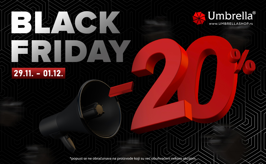 SPECIJALNA BLACK FRIDAY PONUDA U UMBRELLA SHOPU