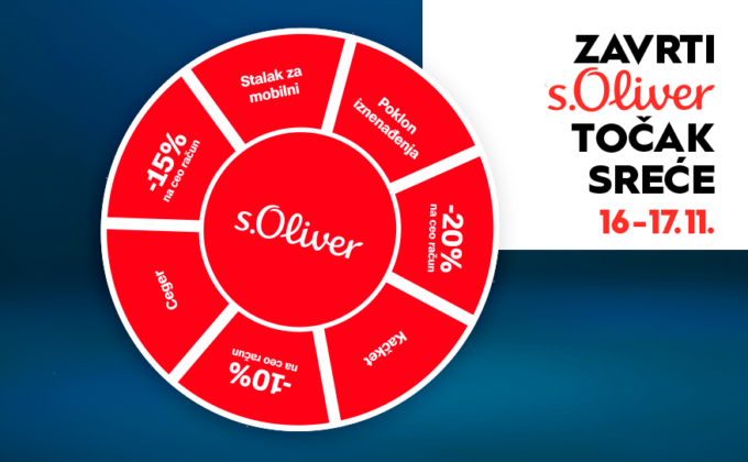 🎡ZAVRTI S.OLIVER TOČAK SREĆE, 16-17. novembar🎡