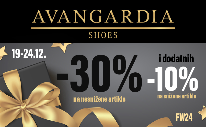 Popusti do 40% u Avangardia radnjama!