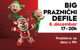 ❄️DEFILE MASKOTA I PREDSTAVA ZA DECU, 8. decembar 🎭