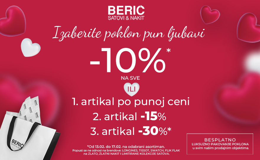 Izaberite poklon pun ljubavi! ❤️❤️❤️