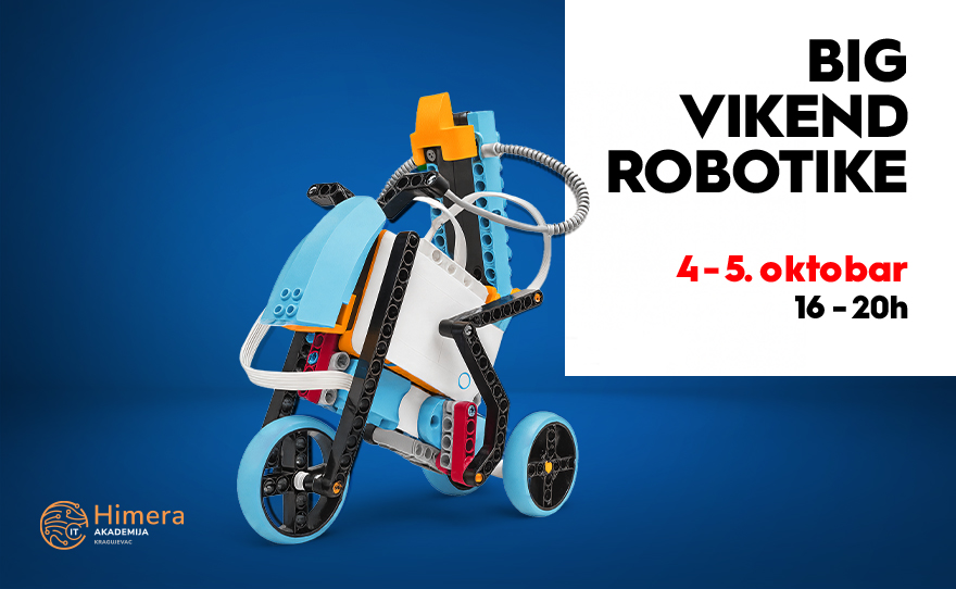 🤖BIG VIKEND ROBOTIKE, 4-5. oktobar,16-20h🤖