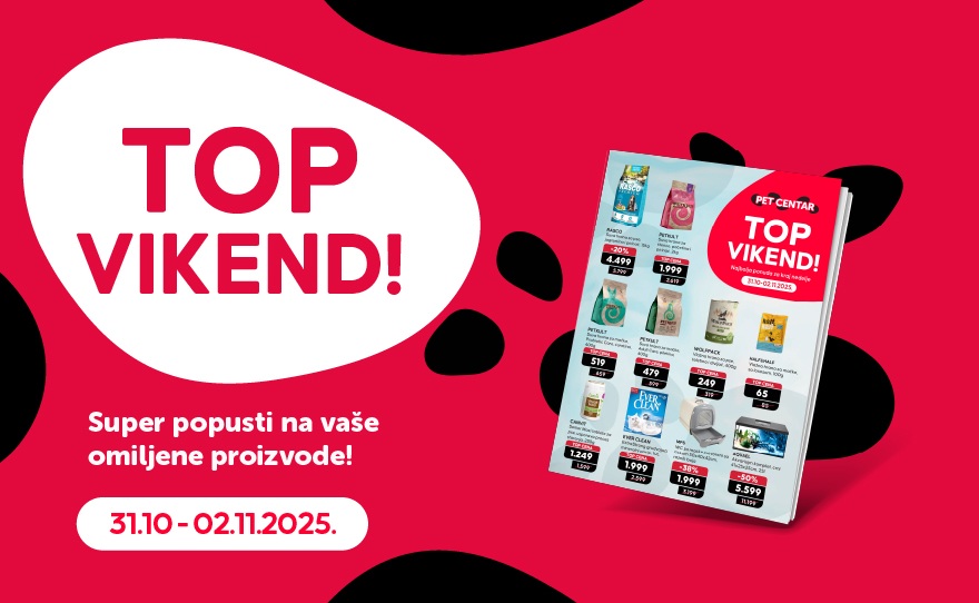 Pet centar – TOP VIKEND ponuda, iskoristi sjajne popuste!