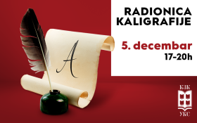 🖋️ RADIONICA KALIGRAFIJE, 5. decembar, 17-20h 🖋️