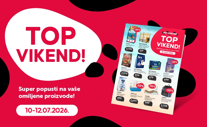 Pet Centar – VIKEND ponuda, iskoristi sjajne popuste!