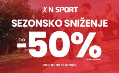 N Sport – SEZONSKO SNIŽENJE do -50% je počelo!