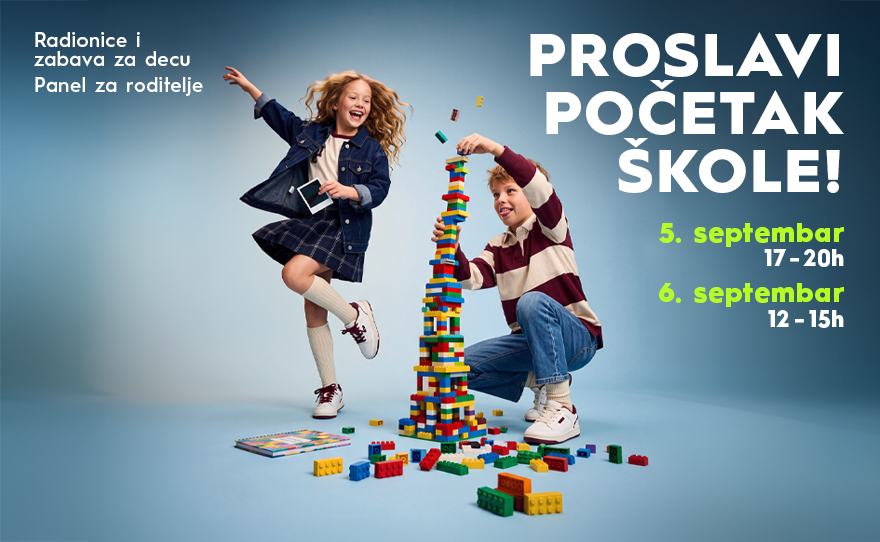 📅 5. SEPTEMBAR od 17h do 20h — DAN ZA NAJMLAĐE