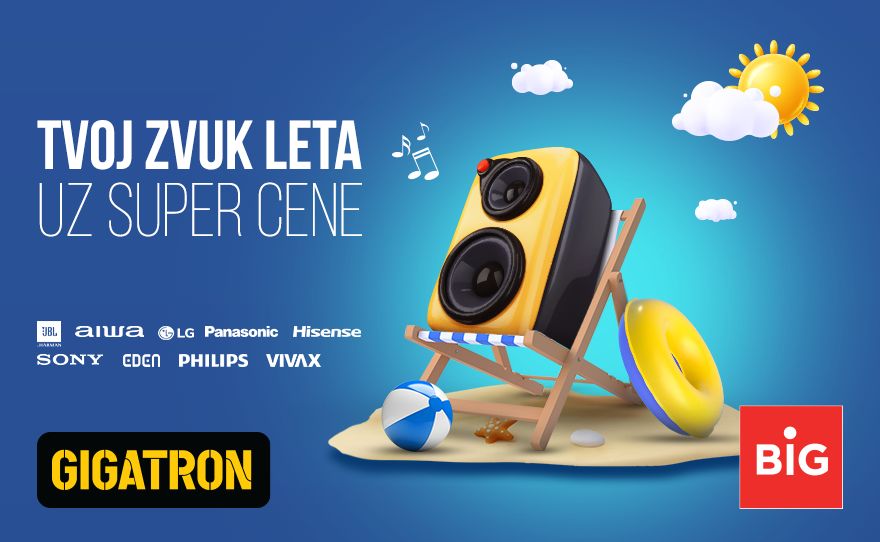 Leto zvuči lepše uz Gigatron Partybox! 🌴🎶