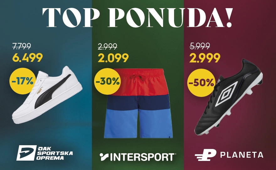 Veliko letnje sniženje u svim sportskim radnjama | BIG Kraljevo