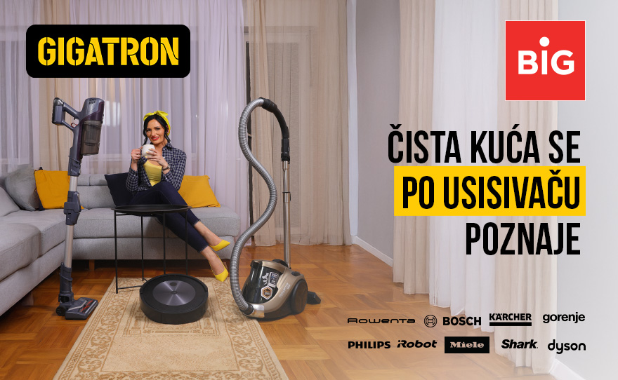 Iskoristi aprilsku akciju na usisivače!