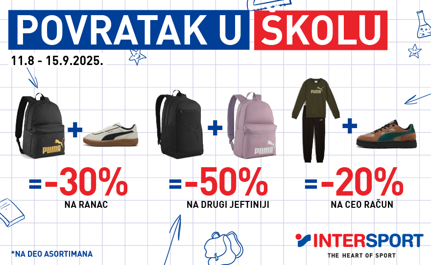 Intersport – Povratak u školu 📚🚌