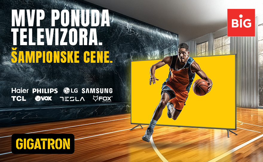 MVP ponuda televizora u Gigatronu