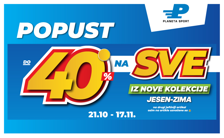 Jesenji popusti u Planeti Sport!