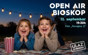 🎬 OPEN AIR BIOSKOP, 12. septembar, 19:30h🎬