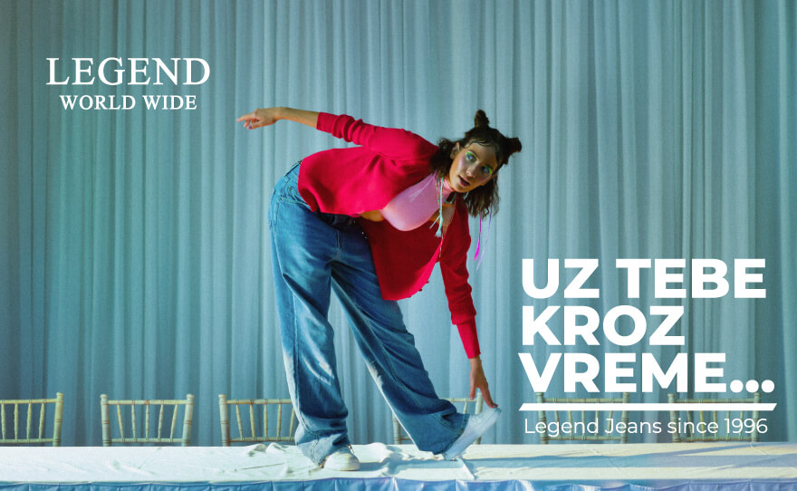 Nova LegendWW jeans kampanja UZ TEBE KROZ VREME