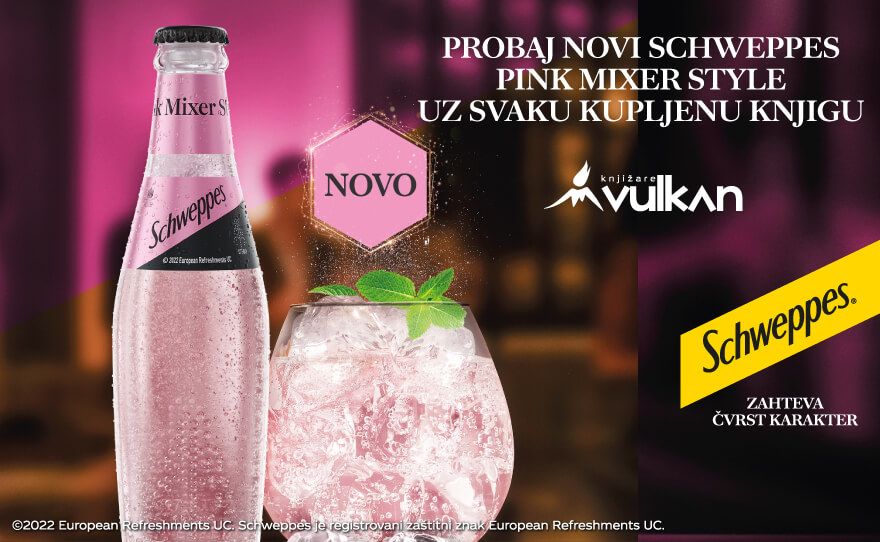 U susret Vulkanovom sajmu knjiga – Vulkan i Schweppes poklon-akcija!