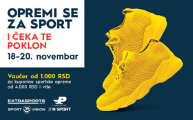 OPREMI SE ZA SPORT I ČEKA TE POKLON 18-20.11!