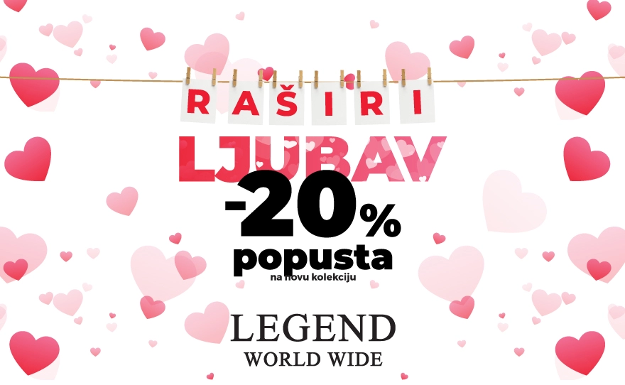 -20% popusta na NOVU KOLEKCIJU!