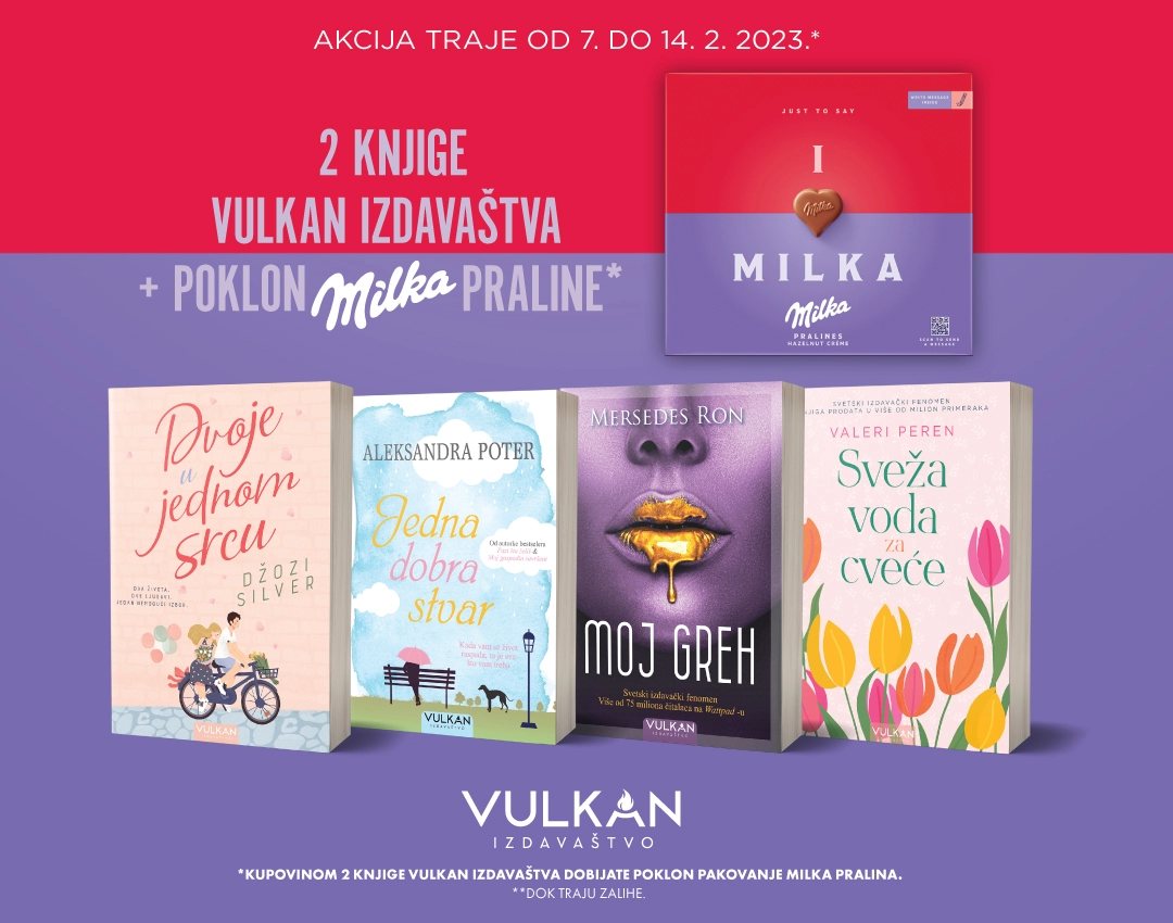 Vulkan izdavaštvo i Milka spremili su slatku poklon-akciju