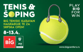 BIG ŠOPING CENTRI PONOSNI SPONZOR SRPSKA OPEN TURNIRA