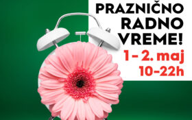 Radno vreme tokom praznika 1-2. maj