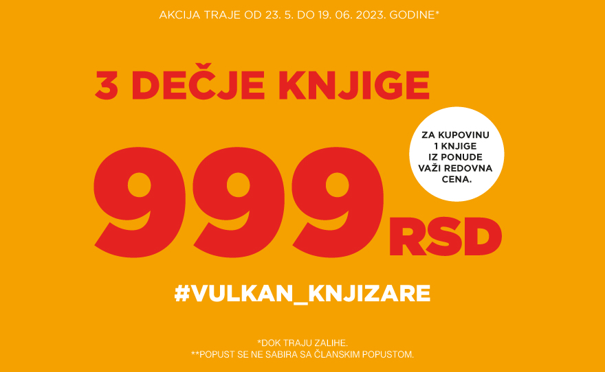 U Vulkan knjižari važi akcija na odabrane Vulkančić knjige za decu