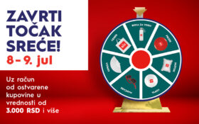 🎡 ZAVRTI TOČAK SREĆE, 08-09. jul ! 🎡