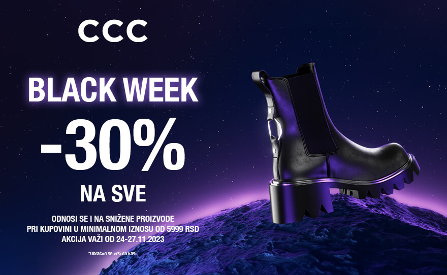 Black Week u CCC-u, ne samo za članove kluba već za sve kupce! 😍👜👢